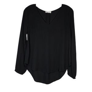 Lush Black Blouse